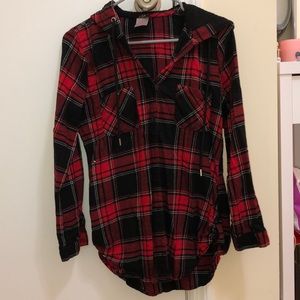 FLANNEL WITH HOOD